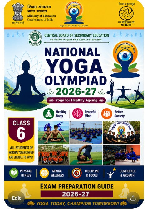 National Yoga Olympiad Prep Guide E Book Class 