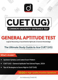 Drishti CUET For 2025 General Aptitude Test study guide for Logical Reasoning, Quantitative Aptitude & General Knowledge.