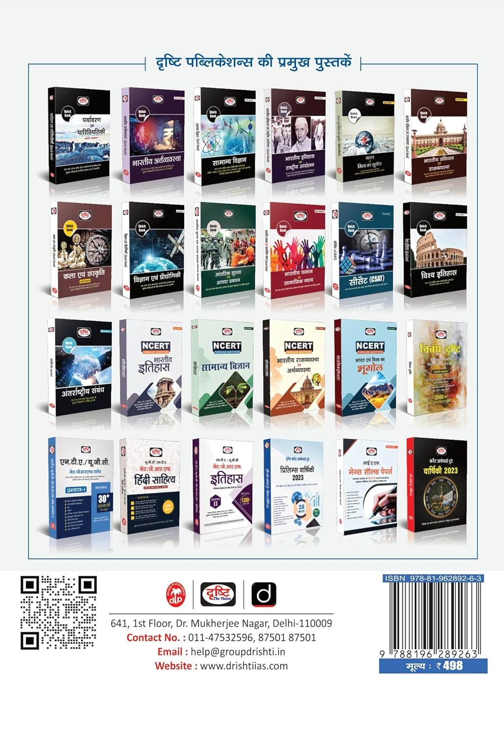 Collection of Drishti IAS Bhugol books and resources for effective exam preparation.