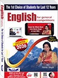 English for General Competitions Vol-1 Updated Edition 2026 book cover by Neetu Singh with promotional details.
