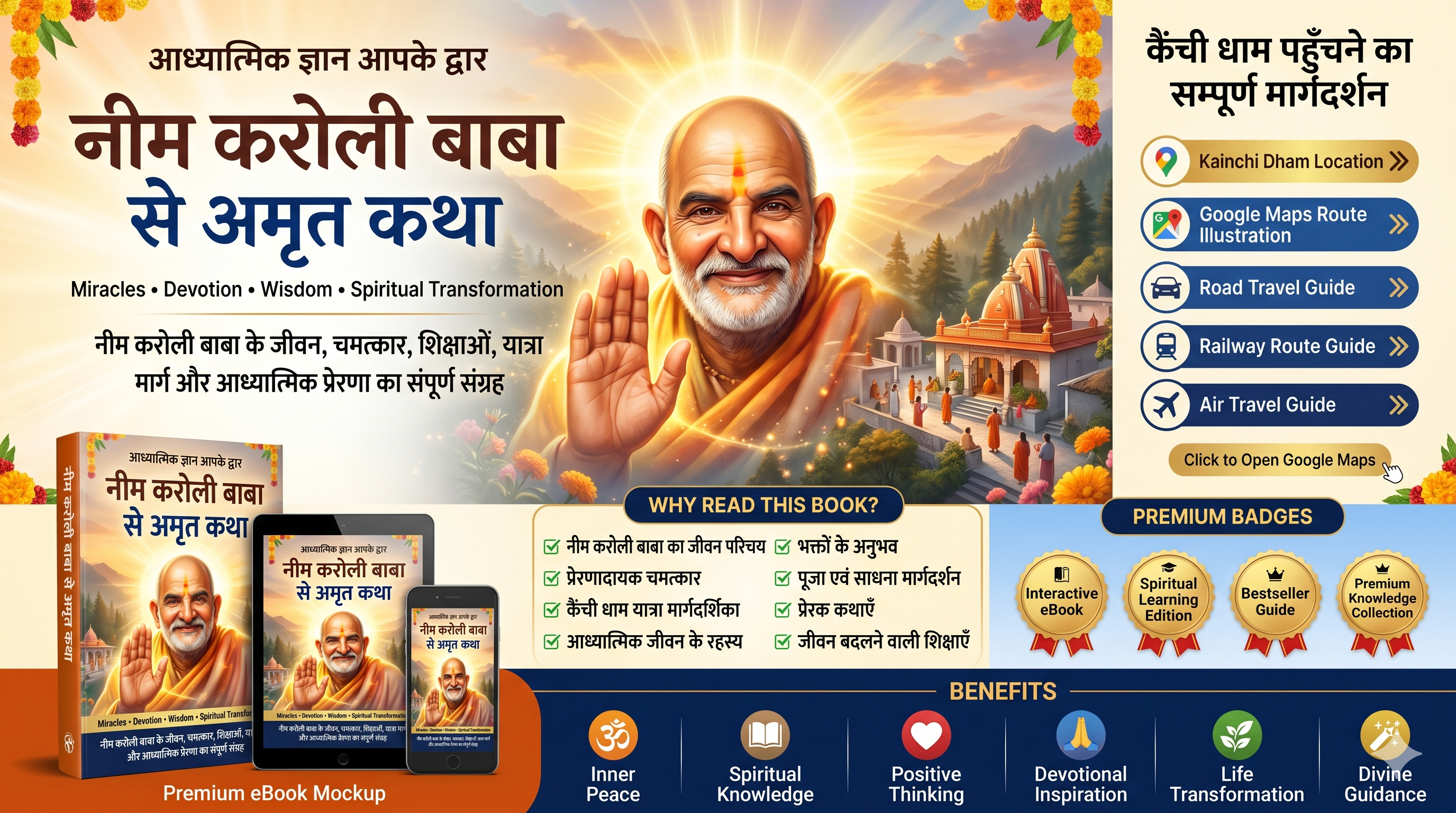 Neem Karoli Baba Amrit Katha | Complete Kainchi Dham Guide, Miracles, Teachings & Spiritual Journey