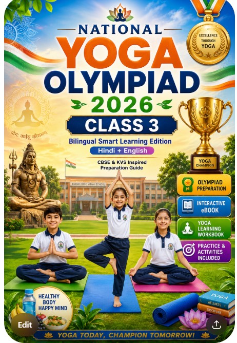 National Yoga Olympiad Prep Guide E Book Class 3