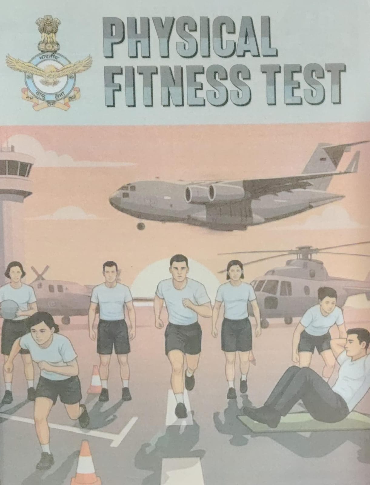 Ankit Bhati Sir Airforce Phase 2 Physical Fitness Test illustration for training guide.